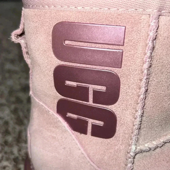 UGG Classic Mini UGG Rubber Logo Boot. - Picture 3 of 9